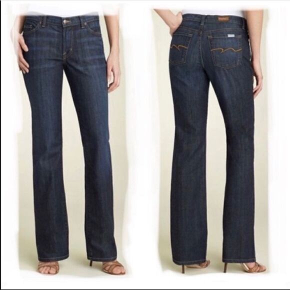 David Kahn Lauren Mid Rise Bootcut Jeans Blue Fade 4 - Picture 13 of 13
